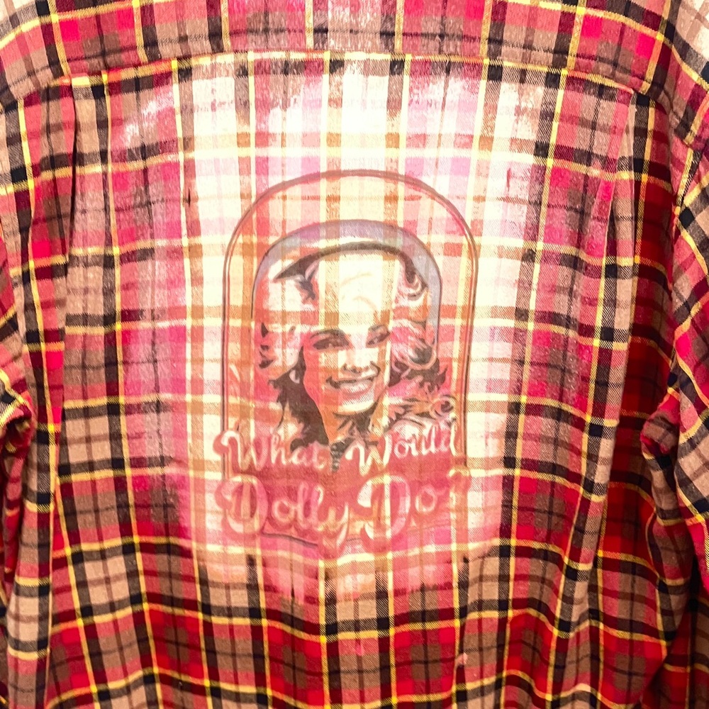 Basic Options  upcycled Flannel - Picture 2 of 6